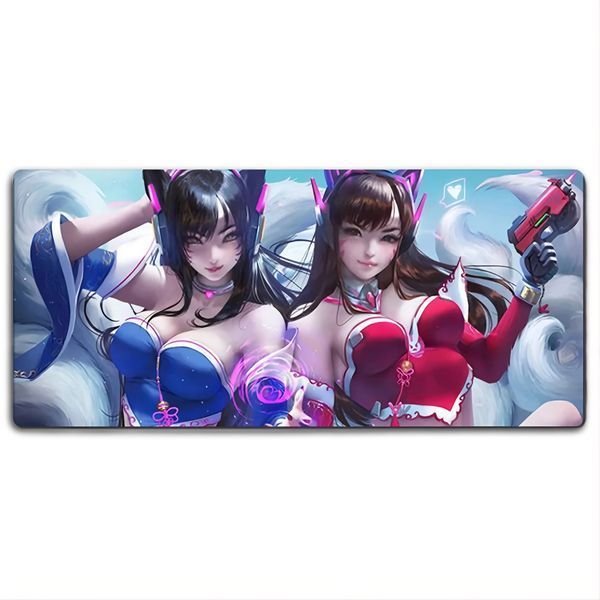 Игровой коврик для мыши 800&times;300 мм &mdash; Overwatch (D.Va) (два образа) MP-AN-042 фото