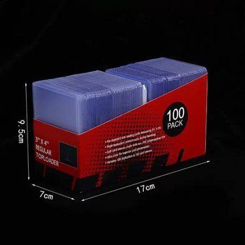 Холдери для колекційних карток Toploader Ultra Pro 35pt Regular 3&times;4 100 шт + 100 протекторів tpld-200 фото