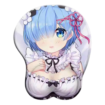 3D килимок для миші з подушкою під зап'ястя аніме Rem Re:Zero MP-AN3D-059 фото