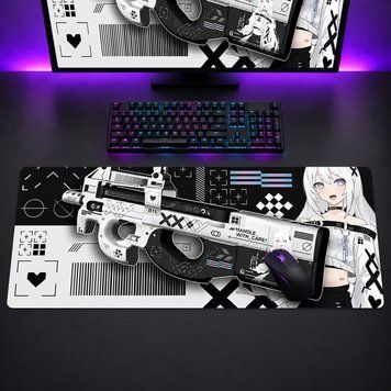 Ігровий килимок для миші 900&times;400 мм &mdash; CS2 (P90, аніме) MP-GS-009 фото