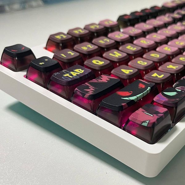 Набір кейкапів MDA профілю у стилі Gengar 108 клавіш PBT для механічної клавіатури NK-MK0-002 фото