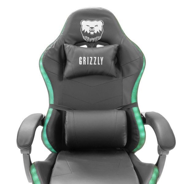 Геймерське крісло Grizzly з RGB LED підсвіткою (12 режимів) GC-DF-GRZL1 фото